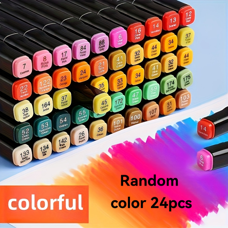 Copic Marker Sketch - 24 Colors Art Marker Pens, Dual