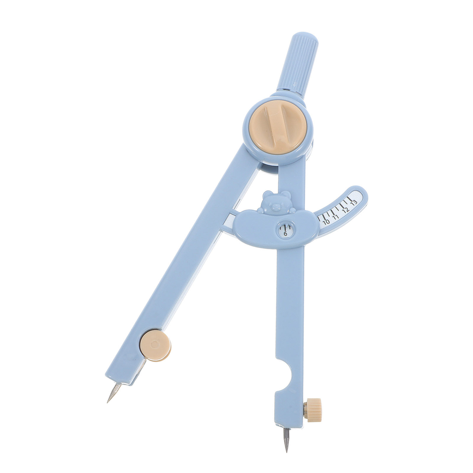 Compass Geometry Set - 1Set Portable Metal Compass Ruler Set