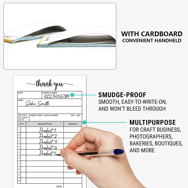Business Sales Invoice Receipt - огляд і ціна Carbon Copy Book