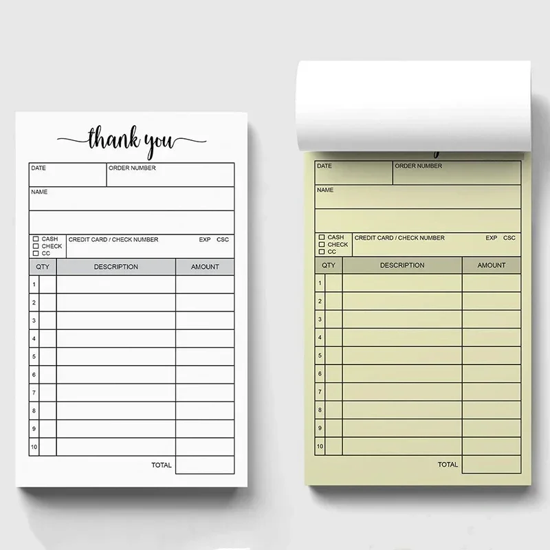 Business Sales Invoice Receipt - огляд і ціна Carbon Copy Book