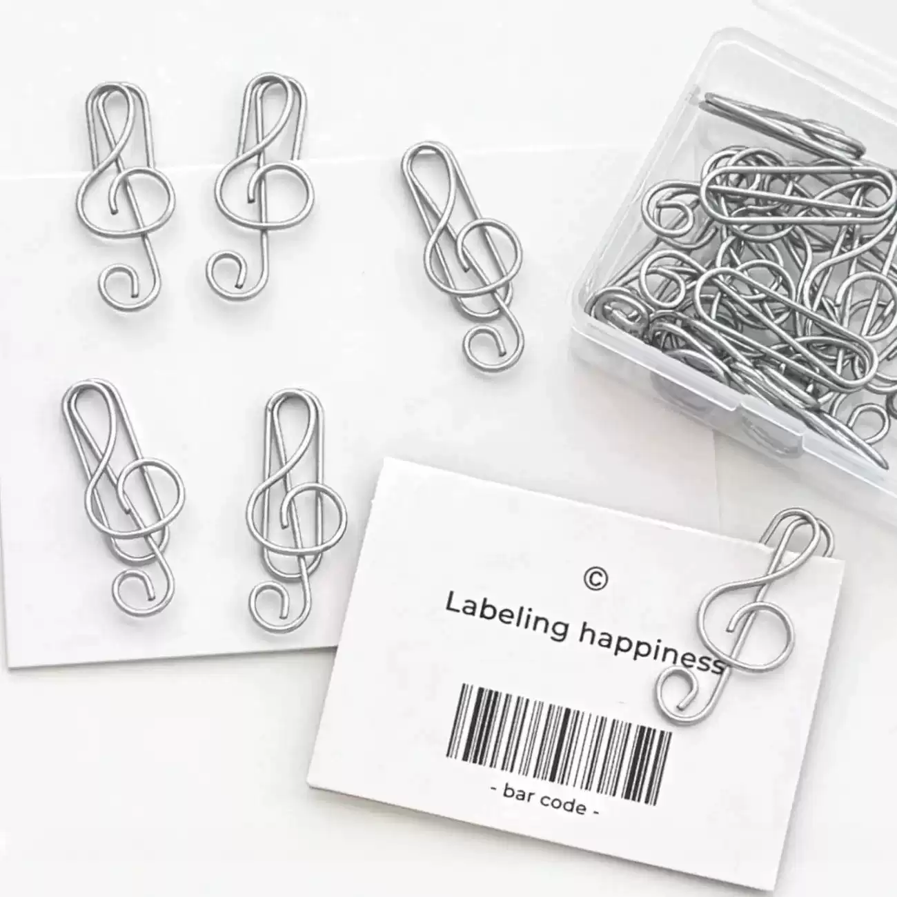 20/50pcs Musical Note Metal Pa - огляд і ціна Office Supply Office Stationery Items