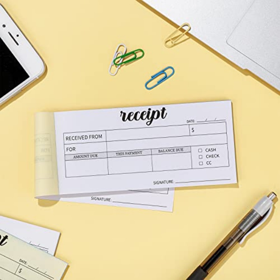 4 Pieces Receipt Books Carbonl - огляд і ціна Carbon Copy Book