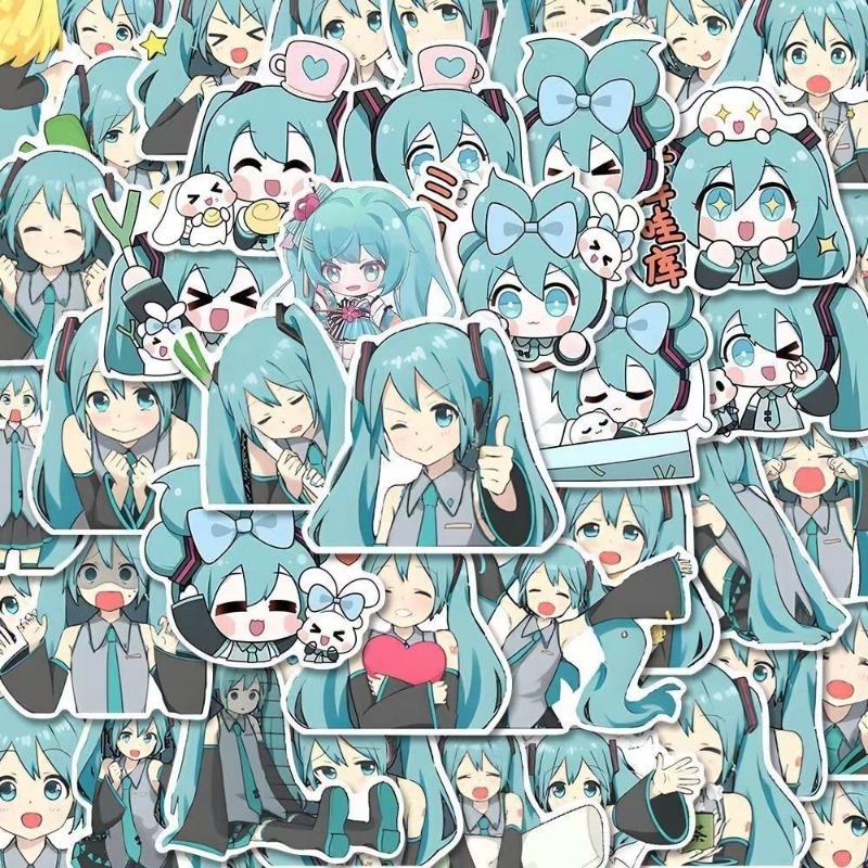 Cartoon Cute Hatsune Miku New  - огляд і ціна Memo Pad Sticky