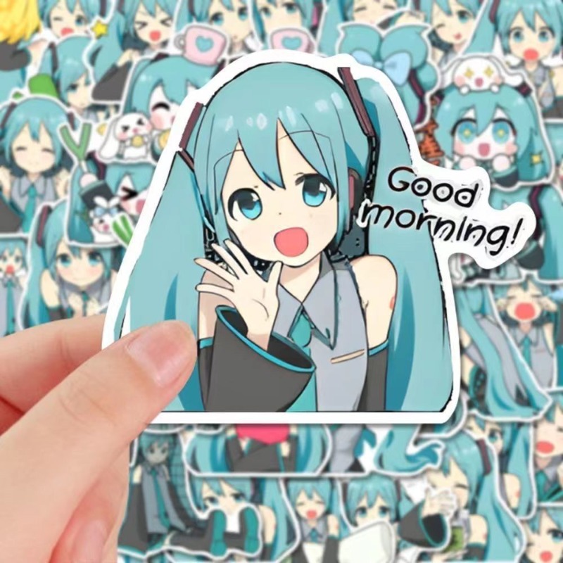 Cartoon Cute Hatsune Miku New  - огляд і ціна Memo Pad Sticky