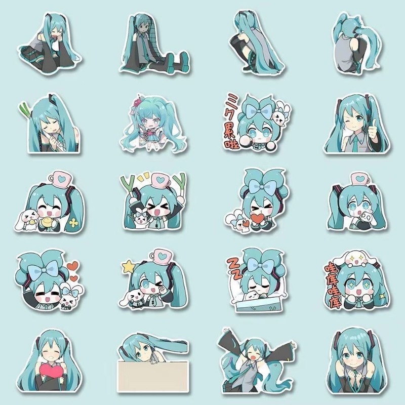 Cartoon Cute Hatsune Miku New  - огляд і ціна Memo Pad Sticky