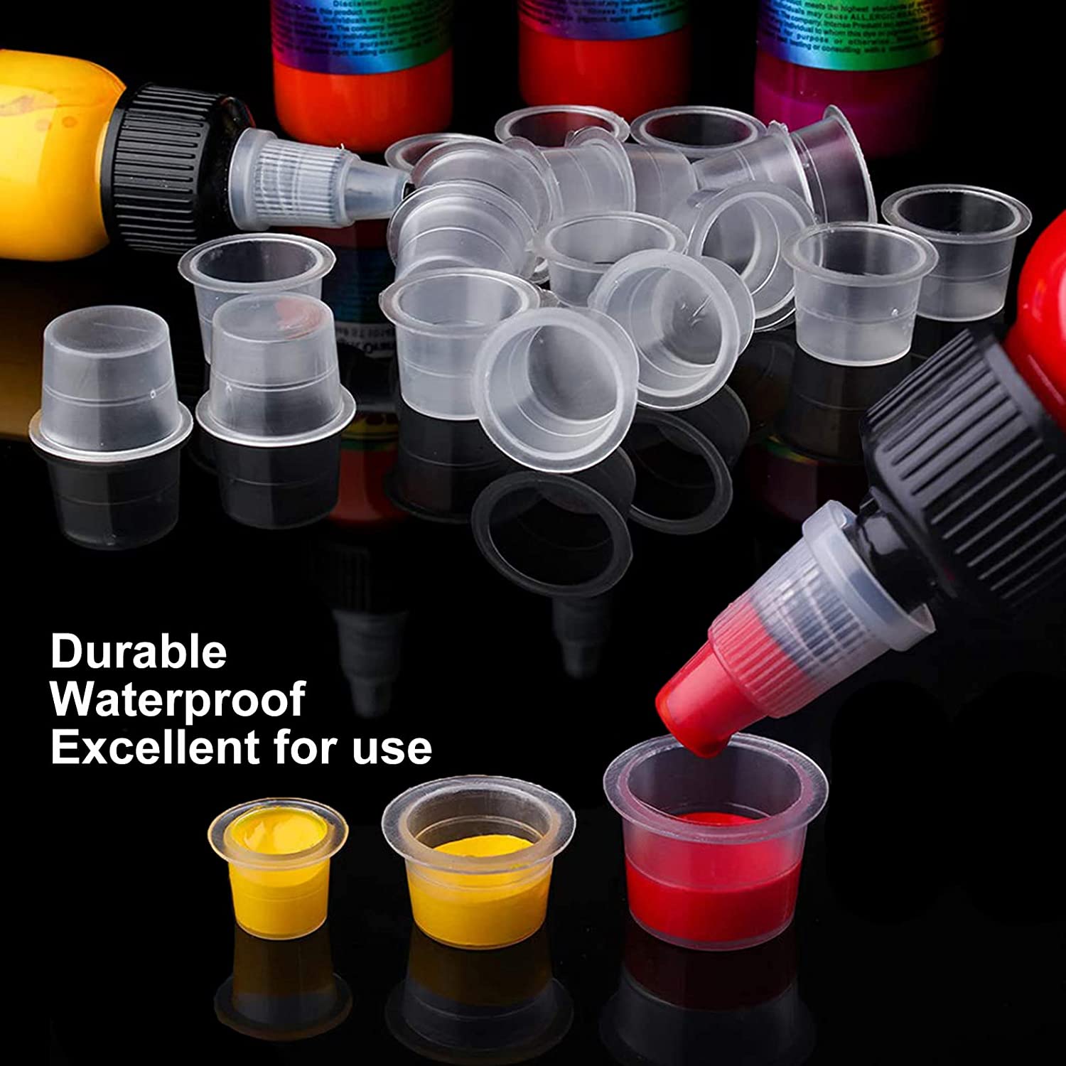 1000/500/100pcs Plastic Tattoo - огляд і ціна Calligraphy Ink Bottle
