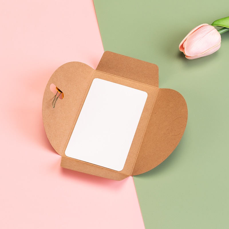 10Pcs Gold Foil Heart Kraft Pa - огляд і ціна Letter Envelope Kraft