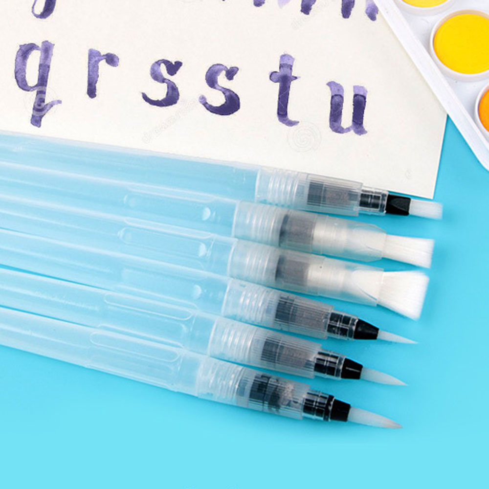 6Pcs/set Refillable Water Brus - огляд і ціна Fountain Pen Ink
