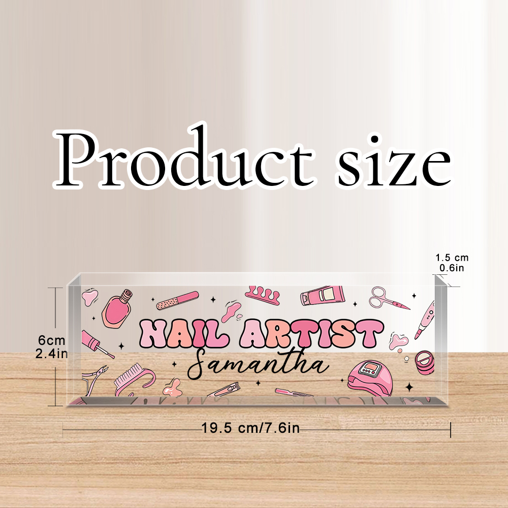 Custom Name Acrylic Desk Name  - огляд і ціна Desk Name Plate