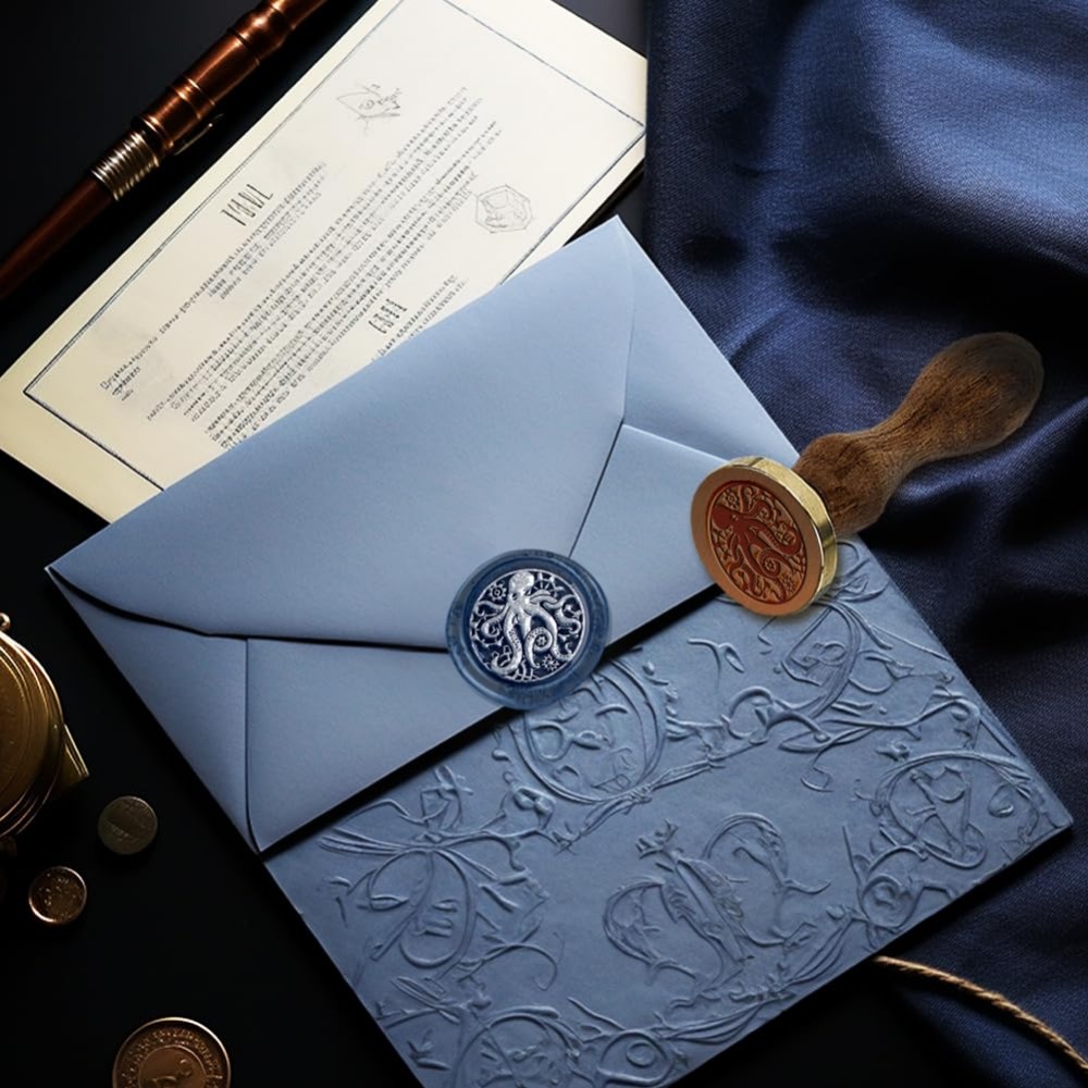Steampunk Octopus Wax Seal Sta - огляд і ціна Wax Seal Stamp Kit