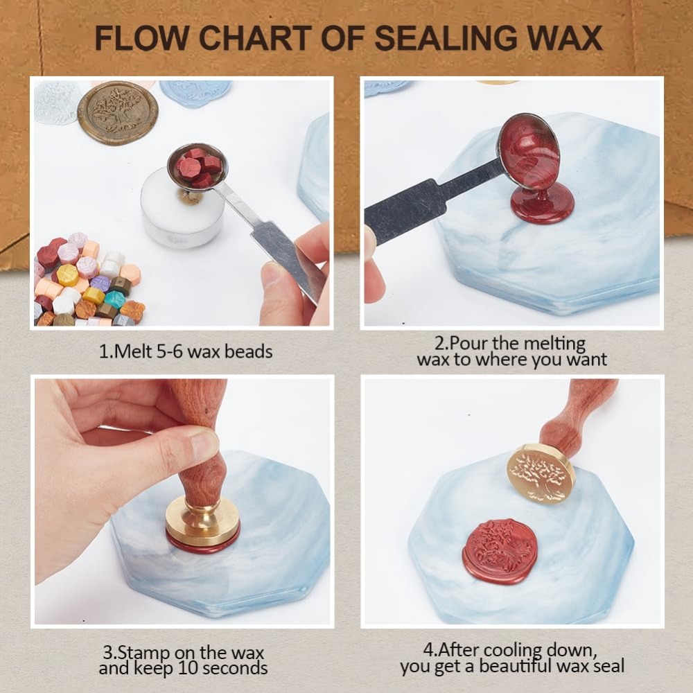 Steampunk Octopus Wax Seal Sta - огляд і ціна Wax Seal Stamp Kit