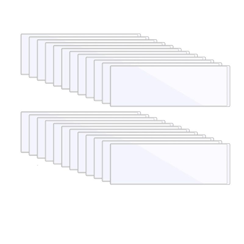 N34R-Clear Reusable Pocket Nam - огляд і ціна Desk Name Plate