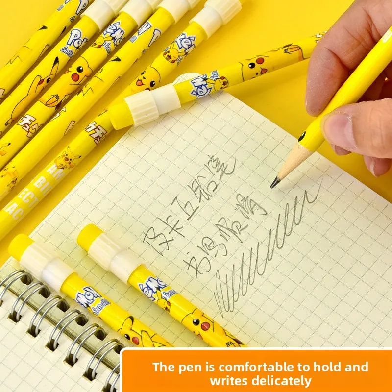 12pcs pokemon pencil with Eras - огляд і ціна Office Supply Office Stationery Items