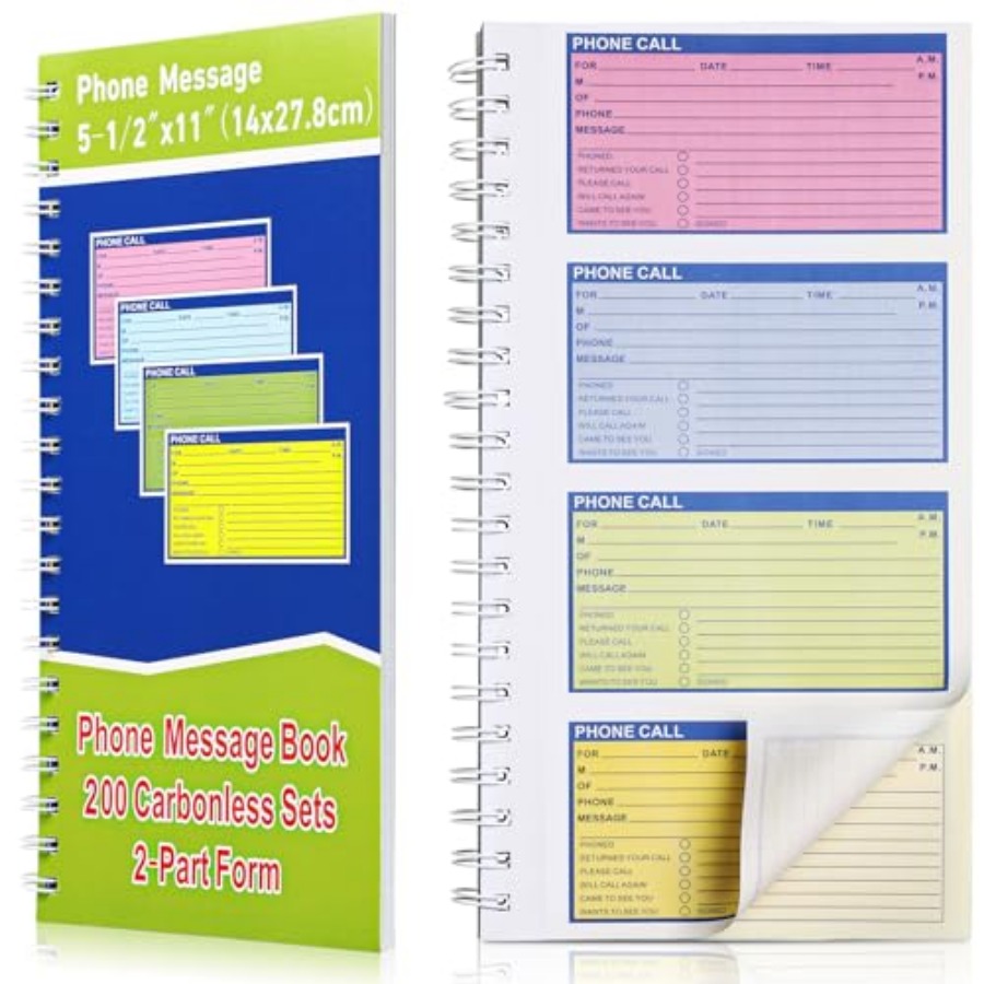 1 Pcs Spiral Bound Phone Messa - огляд і ціна Carbon Copy Book