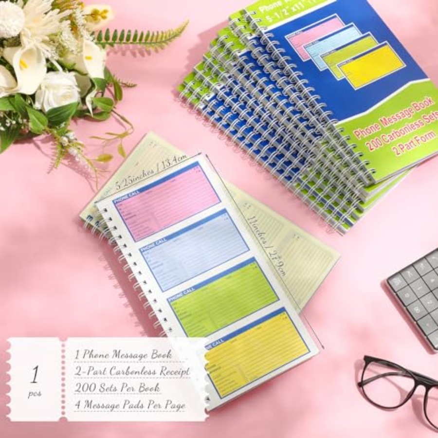 1 Pcs Spiral Bound Phone Messa - огляд і ціна Carbon Copy Book