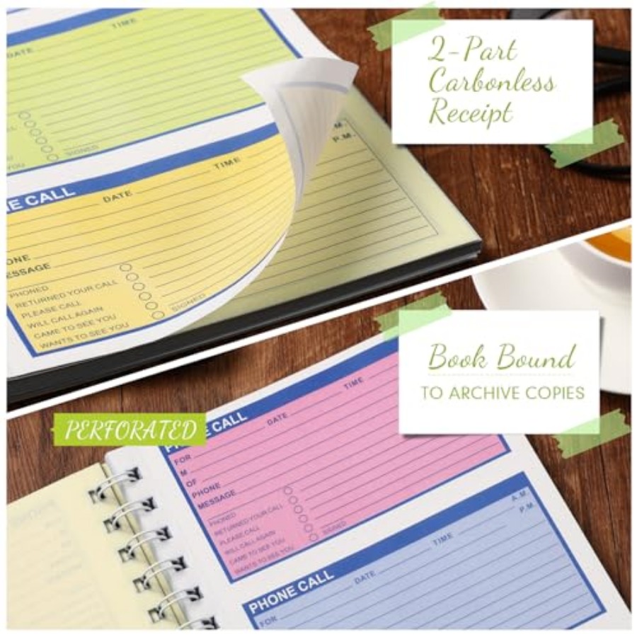 1 Pcs Spiral Bound Phone Messa - огляд і ціна Carbon Copy Book