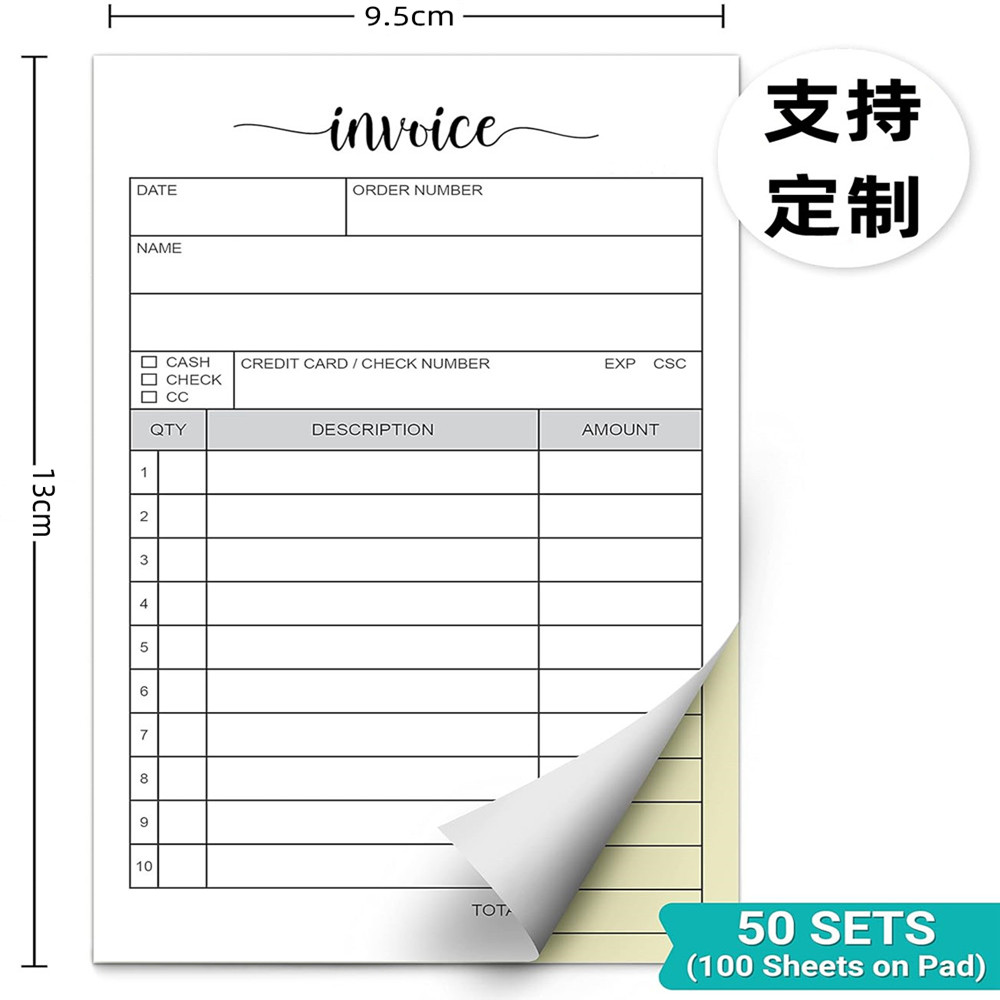 Invoice Receipt Book with Carb - огляд і ціна Carbon Copy Book