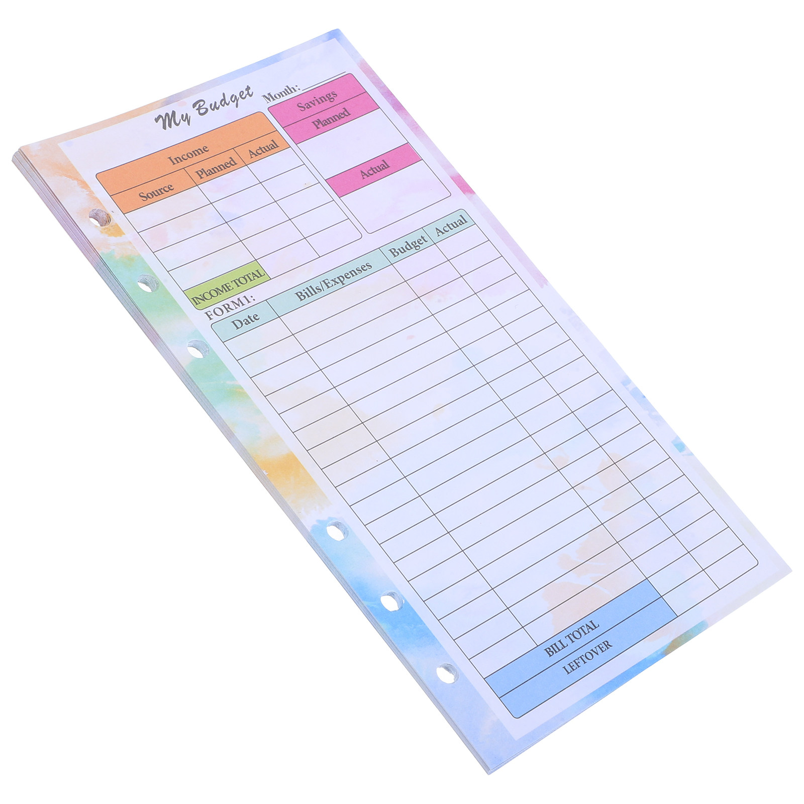 14Sheets A6 Refillable Budget  - огляд і ціна Planner Weekly Budget