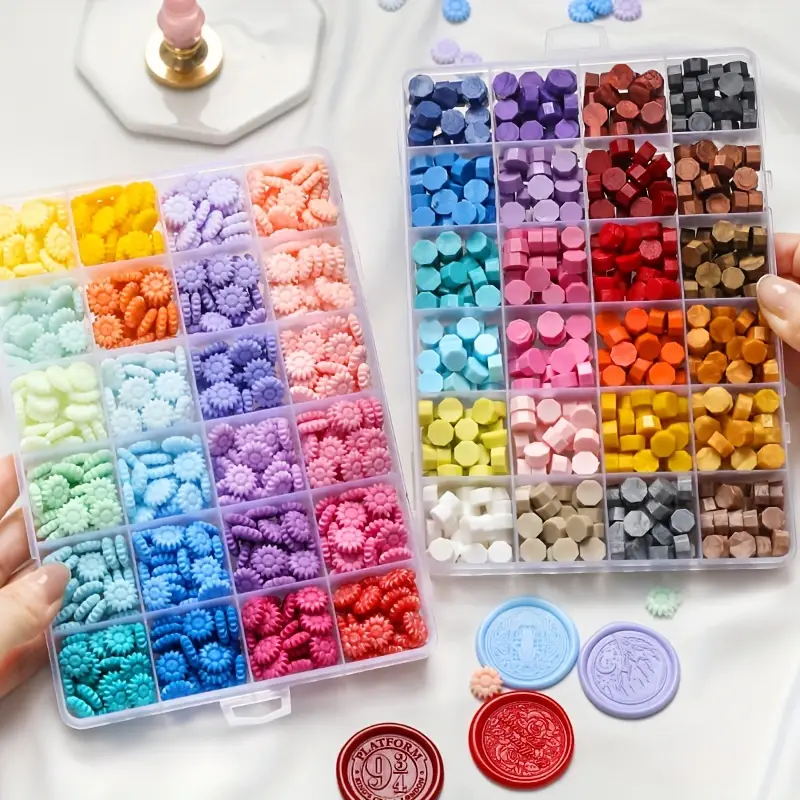 600Pcs Box Sealing Wax Beads,  - огляд і ціна Wax Seal Stamp Kit