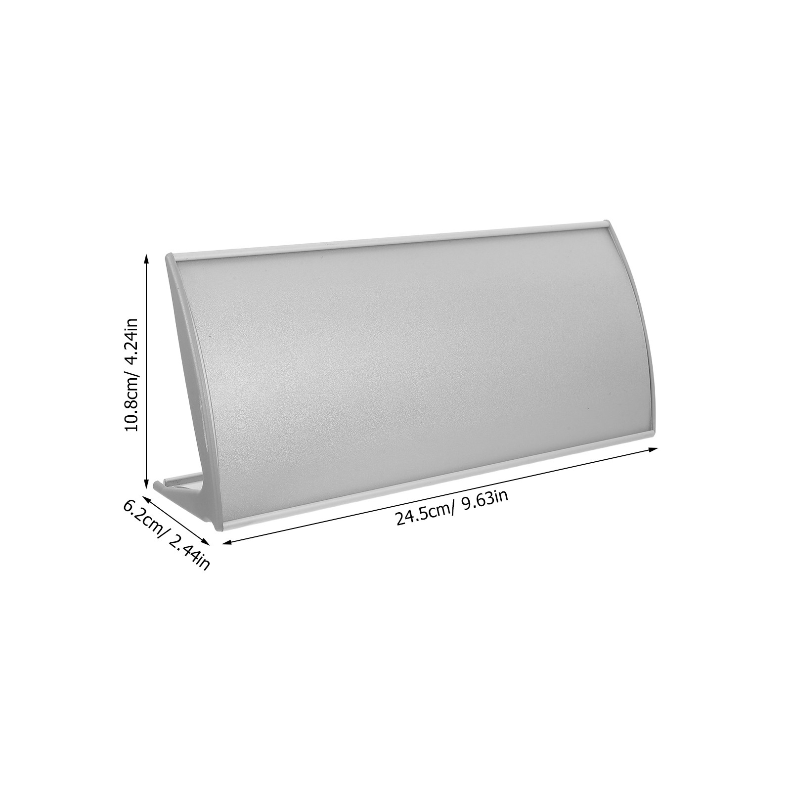 Aluminum Alloy L Shape Desk Na - огляд і ціна Desk Name Plate