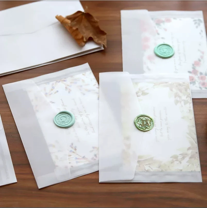 A5 A6 Sulfuric acid paper tran - огляд і ціна Letter Envelope Kraft