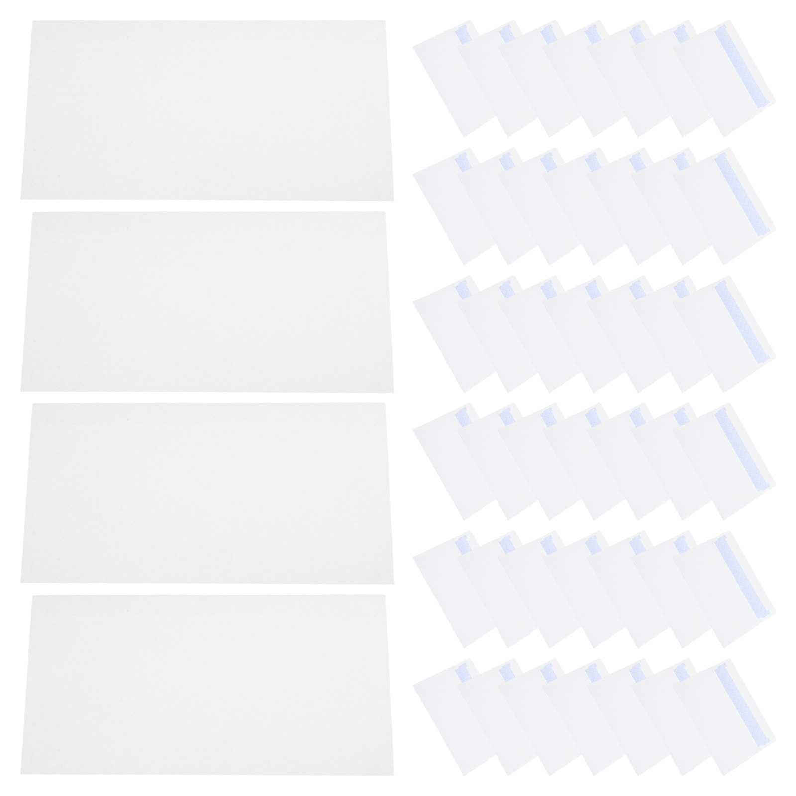 50Pcs Peel and Seal White Enve - огляд і ціна Letter Envelope Kraft