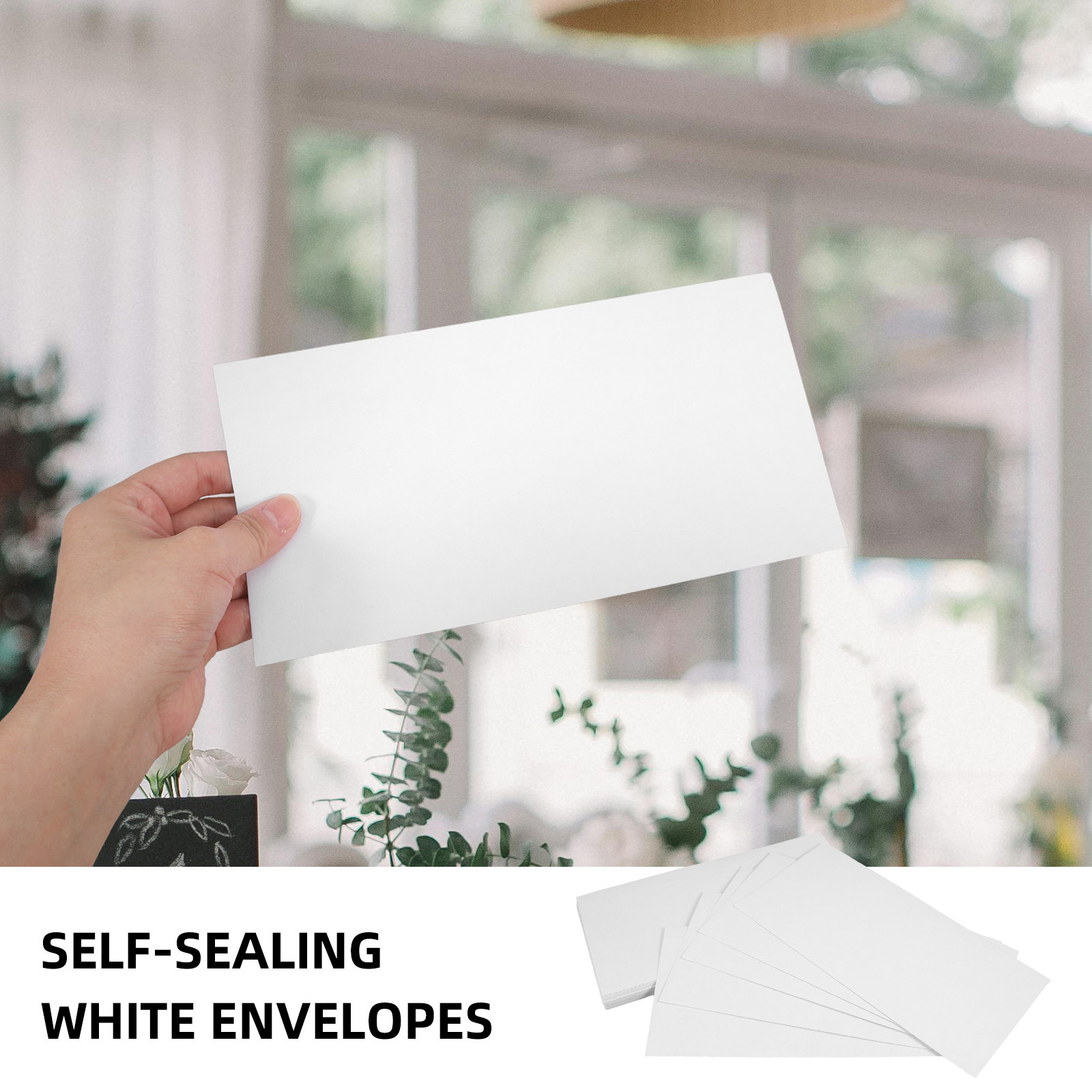 50Pcs Peel and Seal White Enve - огляд і ціна Letter Envelope Kraft