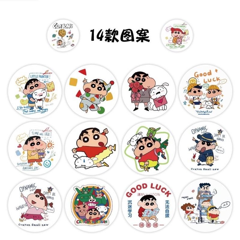 500pcs/roll Anime Crayon Shin- - огляд і ціна Memo Pad Sticky